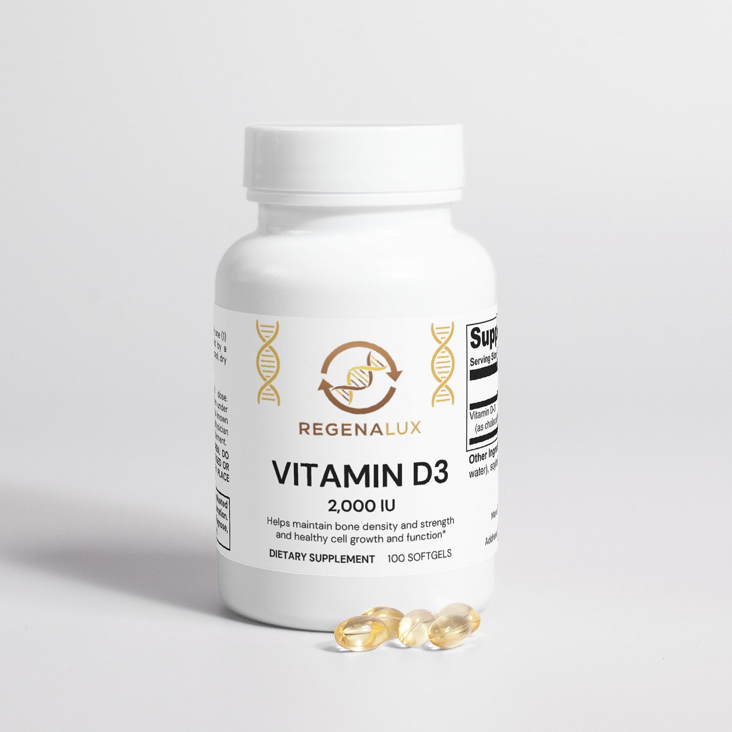 Vitamin D3 2000 IU - High Potency Vitamin D Supplement