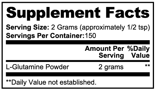L-Glutamine Powder – Muscle, Gut & Immune Support